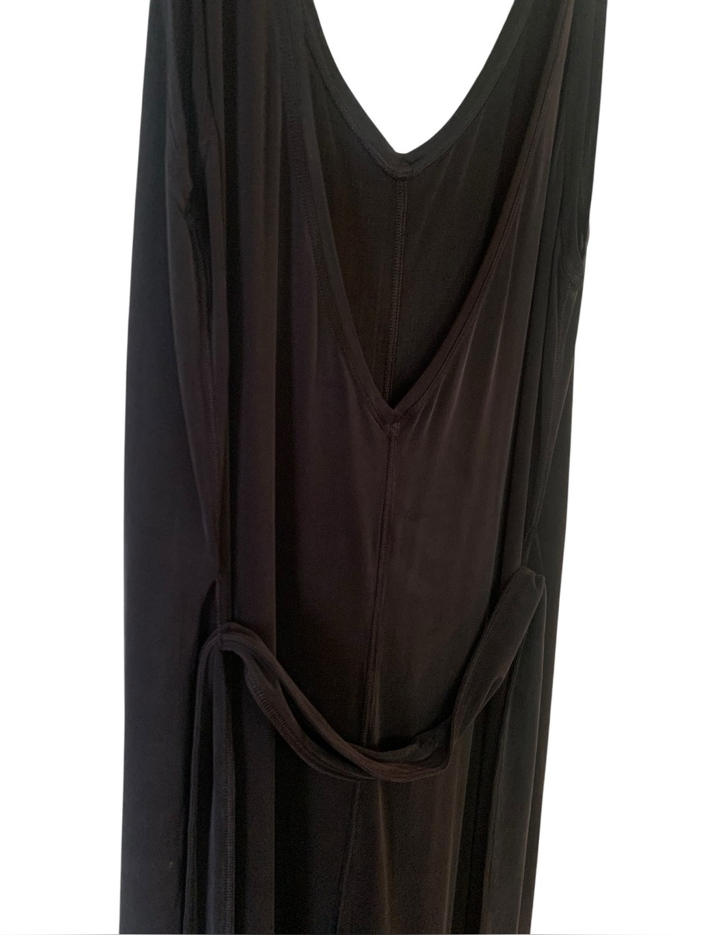 Lululemon Principal Dancer Jumpsuit - Romper Black Wide Leg Flowy Draped *Rare* - Picture 11 of 14